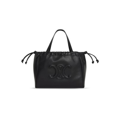 CELINE SMALL DRAWSTRING BAG IN CABAS TRIOMPHE SMOOTH COWHIDE 111013DU3.38NO (22*17*15cm)
